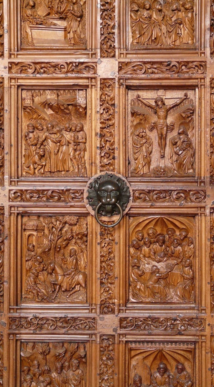 Left church door